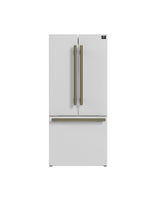 Réfrigérateur à portes françaises Forno Gallipoli blanc FFFFD1974-31WHT – vue de face – Meubles TOCO