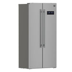 Réfrigérateur côte à côte Forno Salerno inox FFRBI1805-33SB – vue de trois quarts – Meubles TOCO