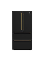 Réfrigérateur à portes françaises Forno Moena noir FFRBI1820-36BLK – vue de face – Meubles TOCO