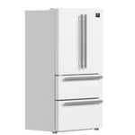 Réfrigérateur à portes françaises Forno Moena blanc FFRBI1820-36WHT – vue de trois quarts – Meubles TOCO