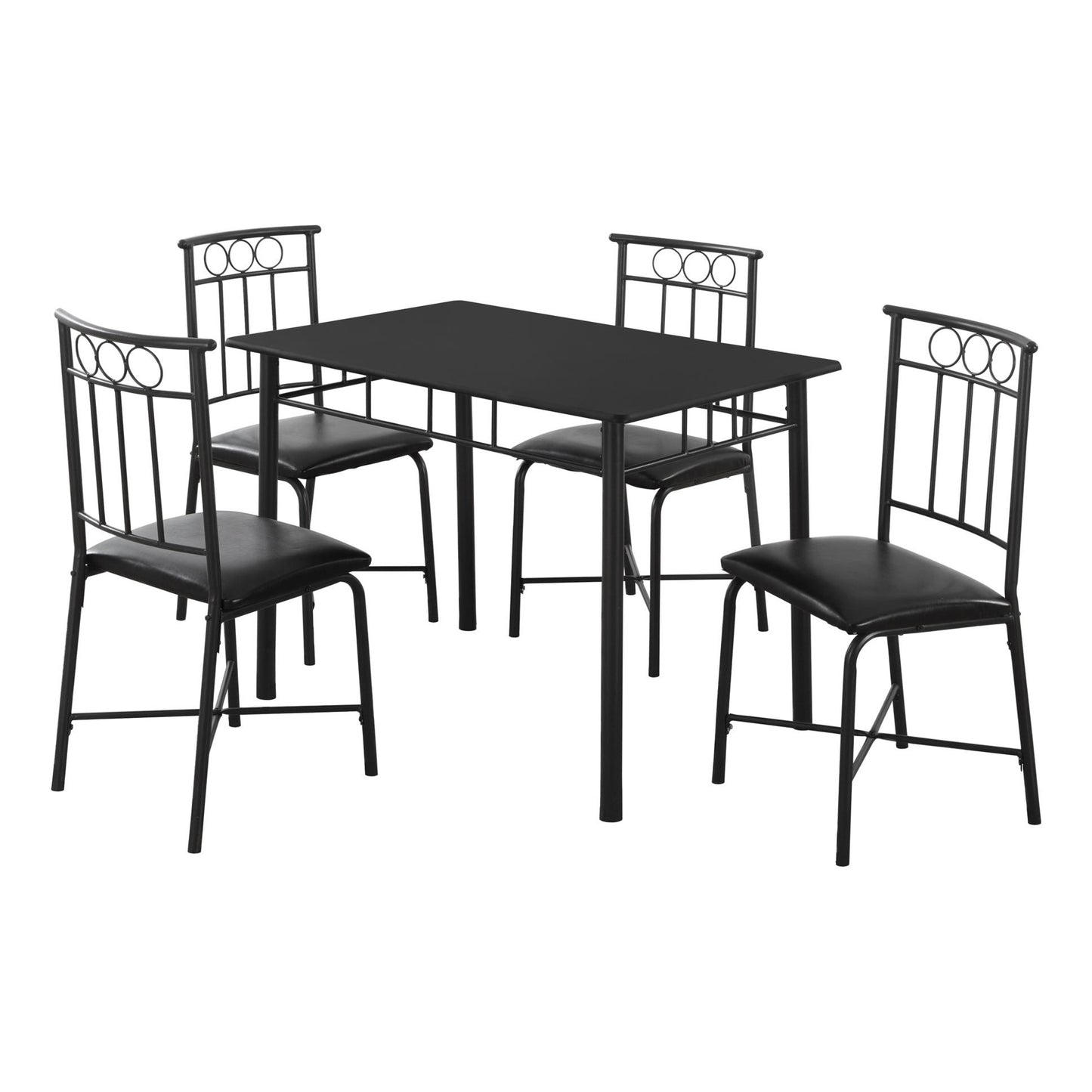 Ensemble de Cuisine - 5PCS / Métal Noir et Dessus / #MO1018