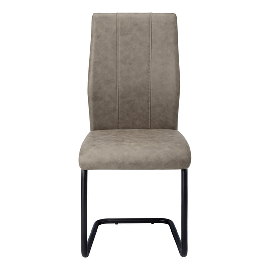 Chaise de Cuisine Calypso / 2 Chaises / Beige / Pattes Noir