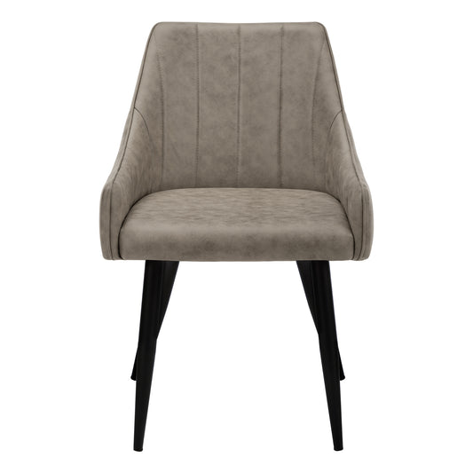 Chaise de Cuisine Nox / 2 Chaises / Beige / Pattes Noir