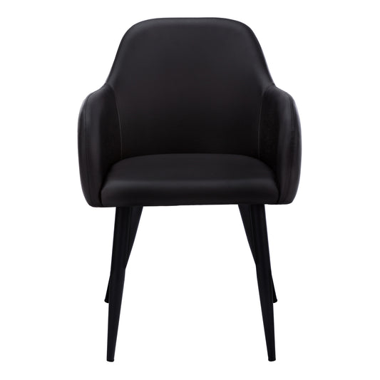 Chaise de Cuisine Édelis / 2 Chaises / Noir / Pattes Noir
