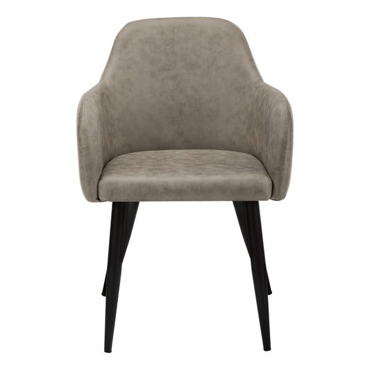Chaise de Cuisine Édelis / 2 Chaises / Beige / Pattes Noir
