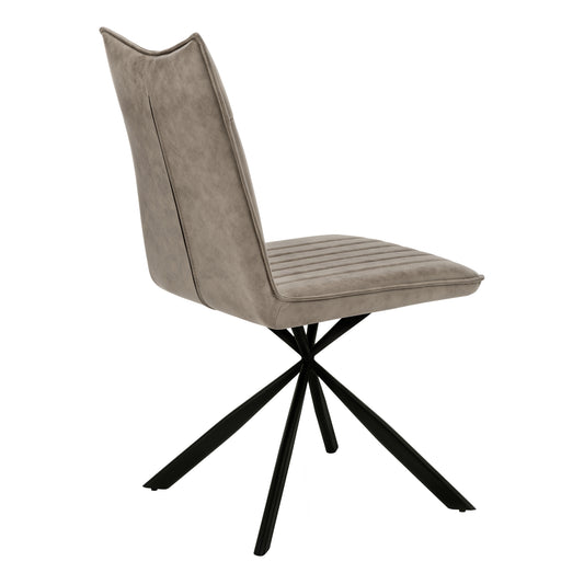 Chaise de Cuisine Solva / 2 Chaises / Beige / Pattes Noir