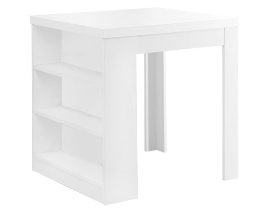 Table à Manger- 32"X 36" / Blanc Hauteur Comptoir / #MO1345