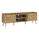 Meuble T.V - 72"L / Finition Noyer avec Entreposage / #MO2723