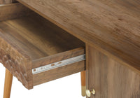 Bureau - 48"L / Noyer Mi- Siècle / #MO2838