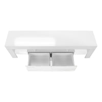 Meuble T.V - 63"L / Blanc Lustré / MO#3548