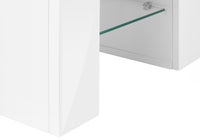 Meuble T.V - 63"L / Blanc Lustré / MO#3548