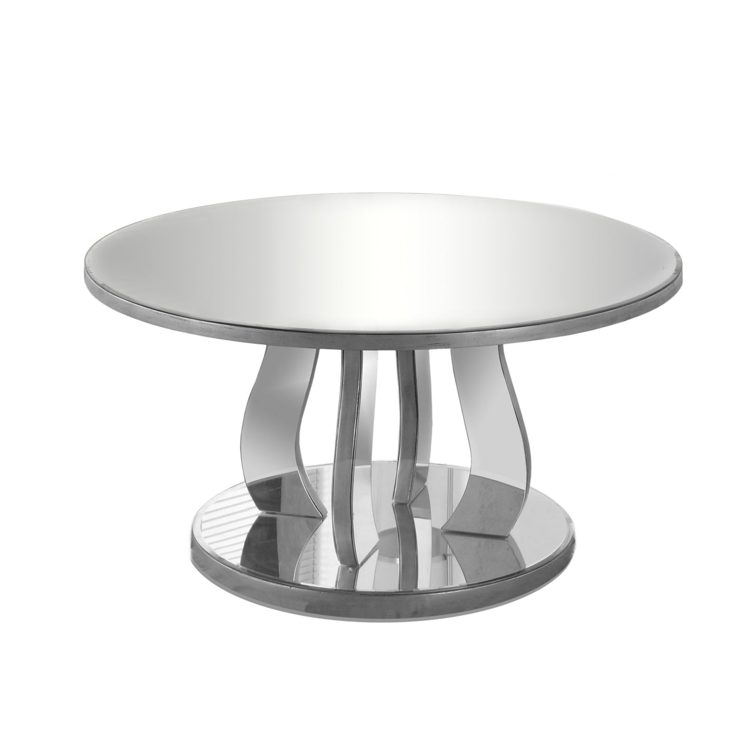 Table De Salon / 36"DIA/ Miroir / #MO3725