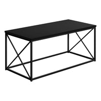Table de Salon / 40"L / Métal Noir / #MO3781