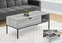 42"L / Dessus  Montant Gris / Métal Noir / #MO3805
