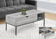 42"L / Dessus  Montant Gris / Métal Noir / #MO3805