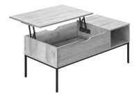 42"L / Dessus  Montant Gris / Métal Noir / #MO3805
