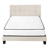Lit Queen Complet / Tissu Beige / #MO5605