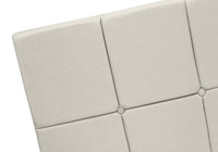 Lit Queen Complet / Tissu Beige / #MO5605