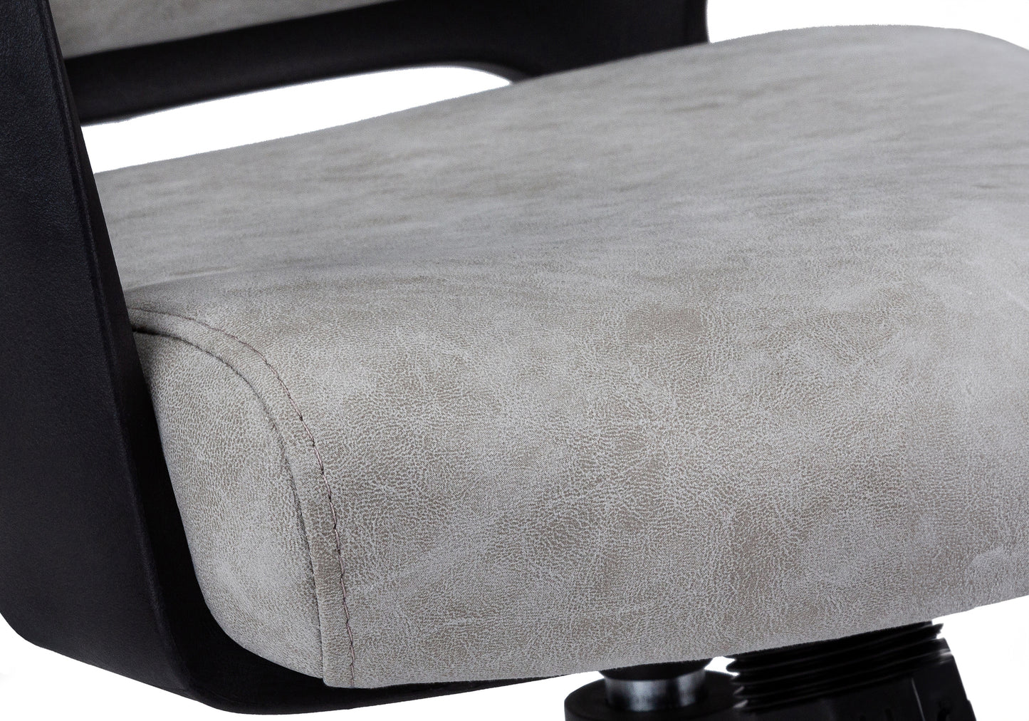 Chaise de Bureau - Gris Micro-Fibre / Dossier Exécutif / #MO7250