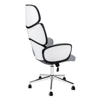 Chaise de Bureau -Simili-Cuir / Dossier Exécutif / #MO7322