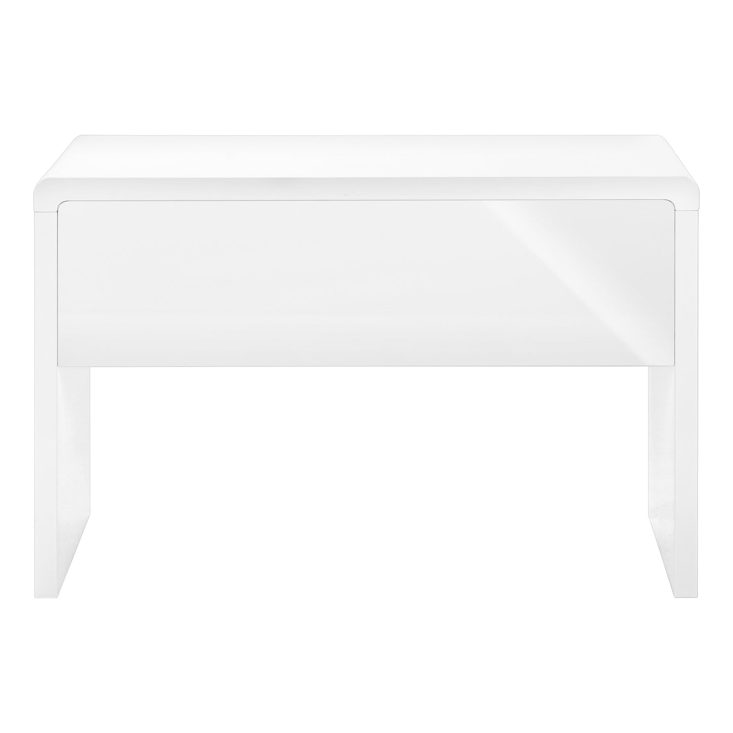 Bureau - 48"L / Blanc Lustré / Tiroir d'Entreposage / #MO7580