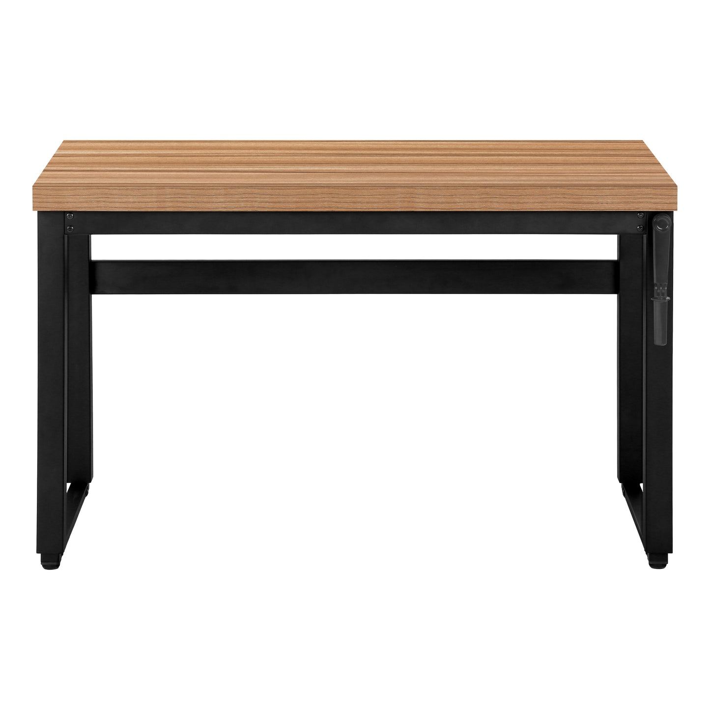 Bureau - 48"L / Hauteur Ajustable Apparence Bois / Base Noir / #MO7675