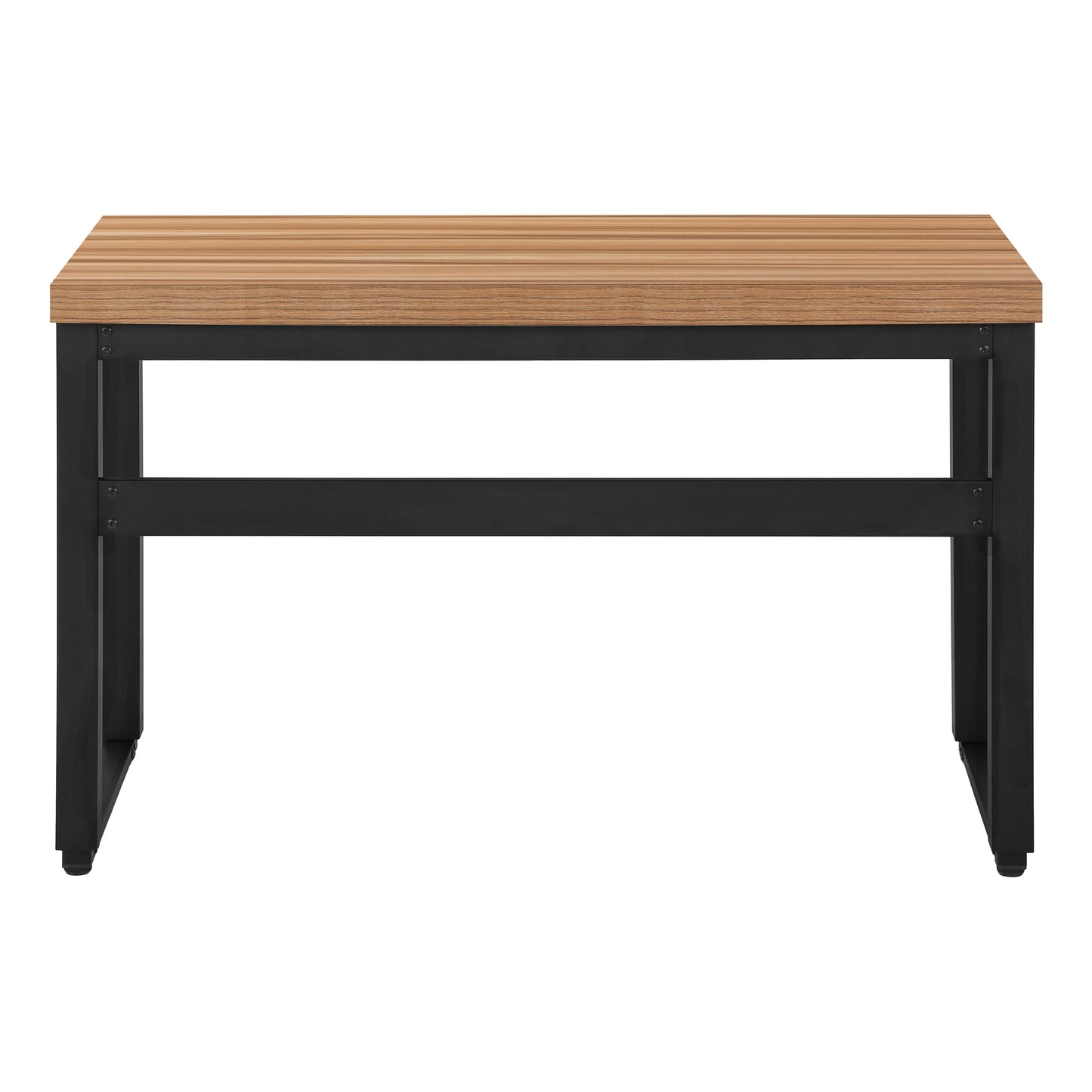 Bureau - 48"L / Hauteur Ajustable Apparence Bois / Base Noir / #MO7675