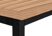 Bureau - 48"L / Hauteur Ajustable Apparence Bois / Base Noir / #MO7675