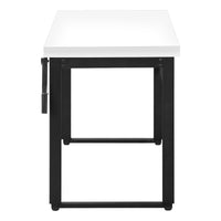Bureau - 48"L / Hauteur Ajustable / Base Métal Noir / #MO7681