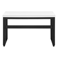 Bureau - 48"L / Hauteur Ajustable / Base Métal Noir / #MO7681