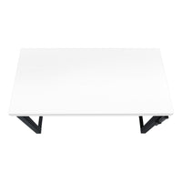 Bureau - 48"L / Hauteur Ajustable / Base Métal Noir / #MO7681