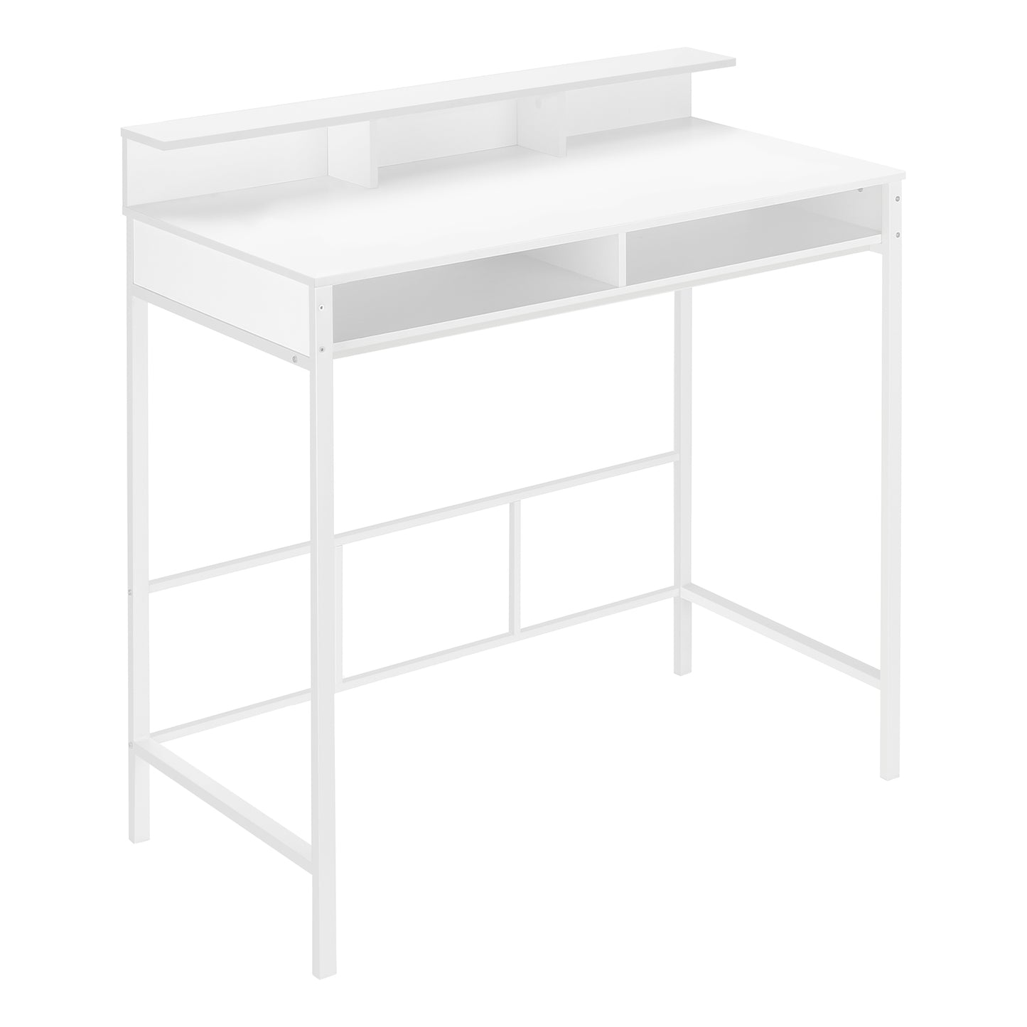 Bureau - 48"L / Métal Noir Hauteur Debout / #MO7701