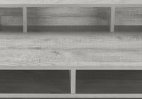 Bureau - 48"L / Apparence Bois / Base Métal Noir Hauteur Debout / #MO7703