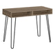 Bureau - 40"L / Apparence Bois / Base Métal Noir / #MO7772