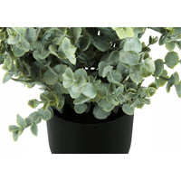 Plante Artificielle - 2MCX / 11"H Eucalyptus/ Gazon Pot 5" / #MO9580