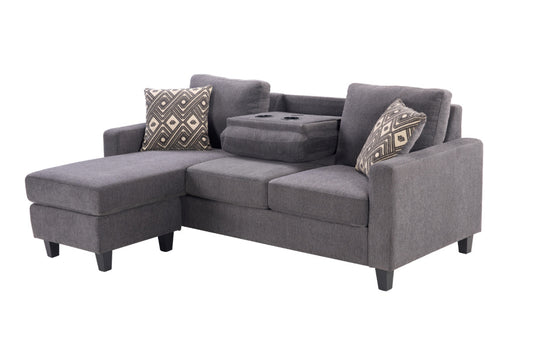 Sectionnel Réversible / Gris Foncé / MA99647