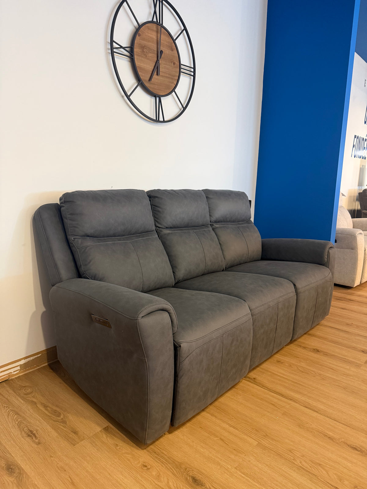 Sofa Inclinable Delson / Gris Foncé