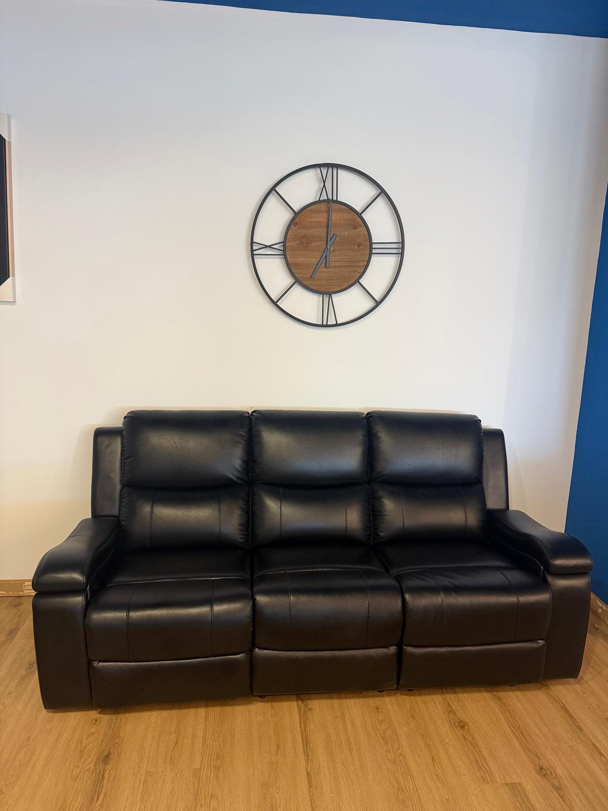 Sofa Inclinable Électrique Darwin / Simili-Cuir Noir