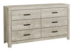 Commode double Armand – Chêne blanchi