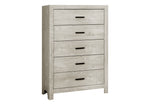 Commode haute Armand – Chêne blanchi
