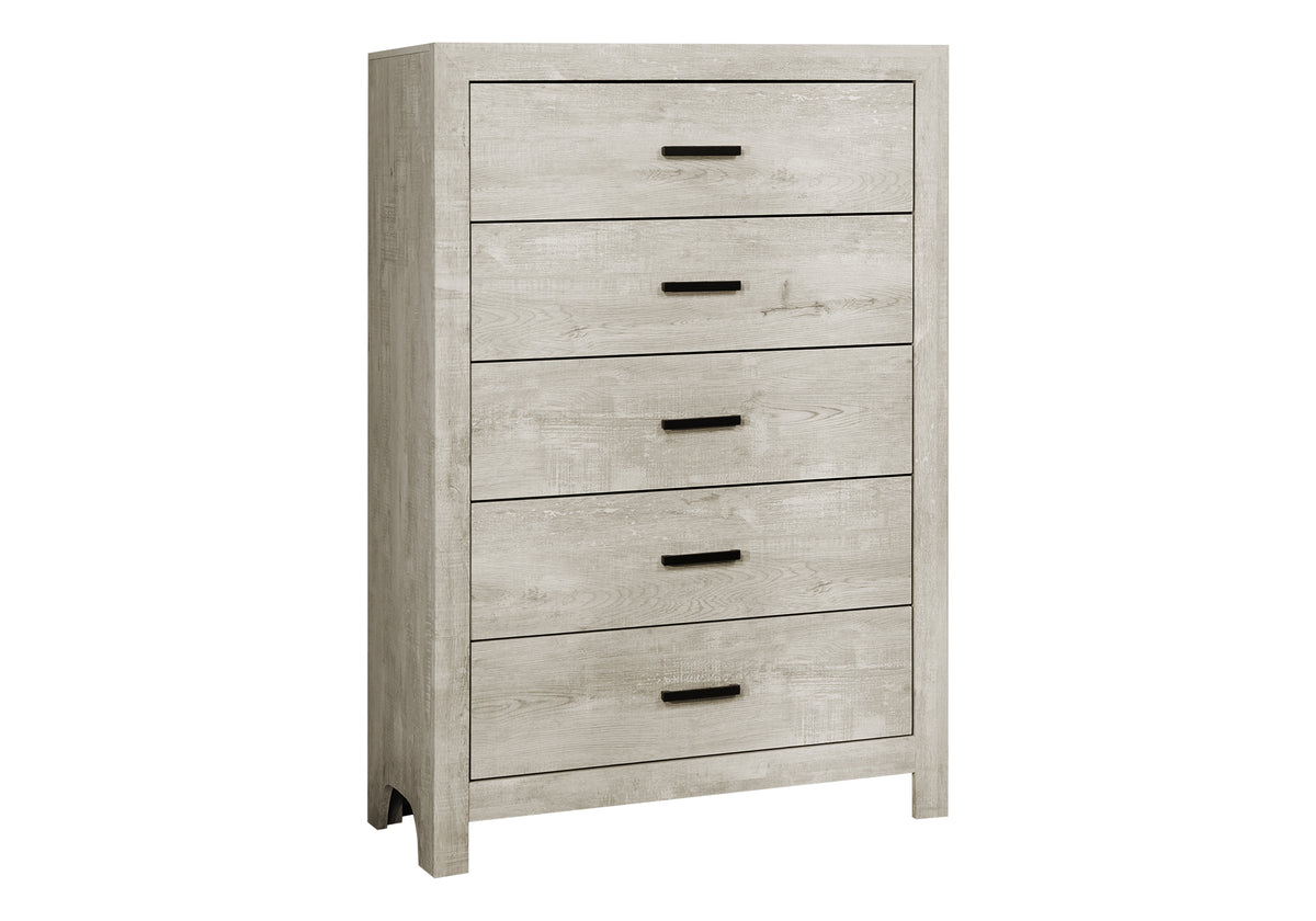 Commode haute Armand – Chêne blanchi