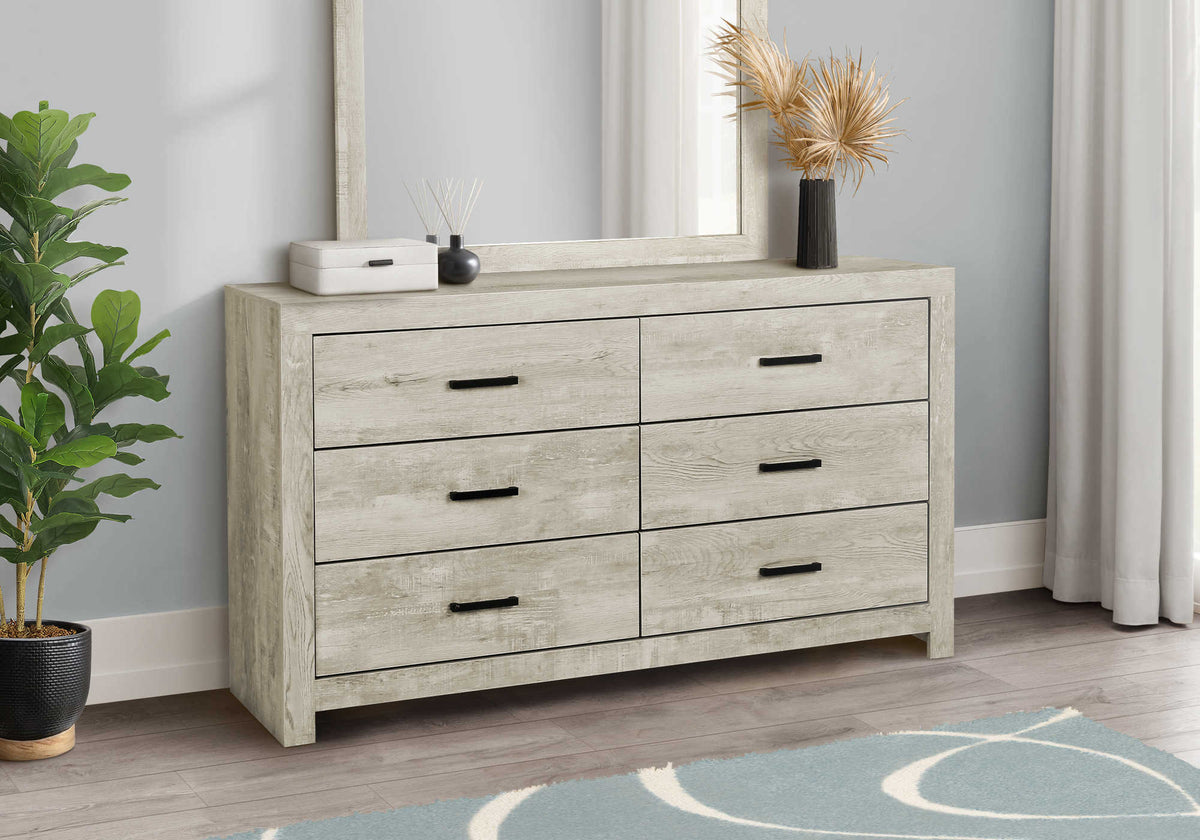 Commode double Ludovic – Chêne blanchi – ambiance