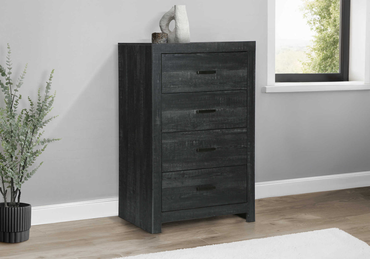 Commode haute Ludovic – Gris graphite – ambiance
