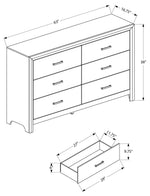 Commode double Armand – Chêne blanc – dimensions