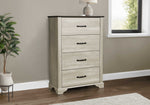 Commode haute Odile – Chêne blanchi – ambiance