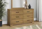 Commode double Odile – Chêne moyen – ambiance