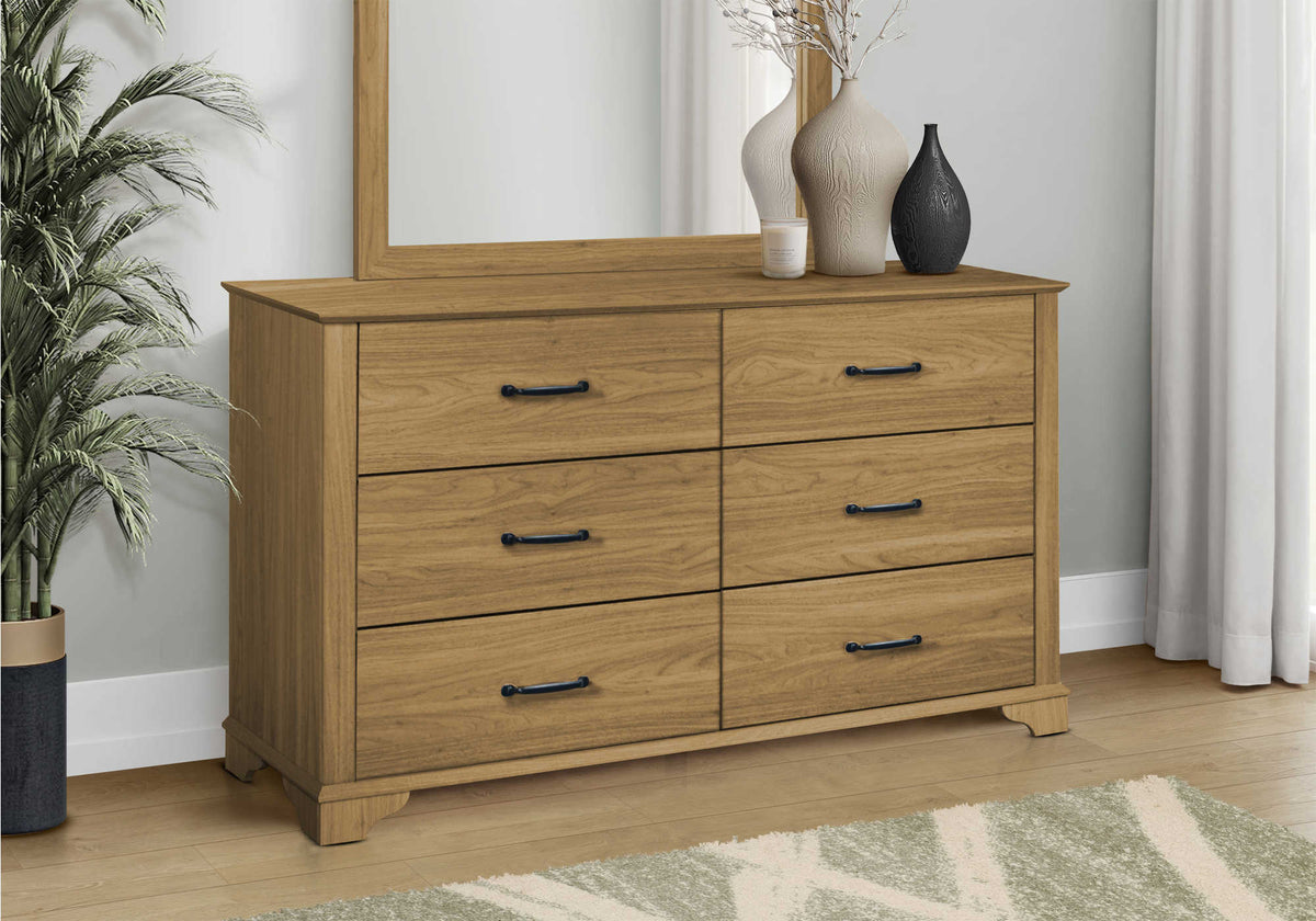 Commode double Odile – Chêne moyen – ambiance