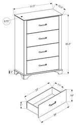 Commode haute Odile – Chêne moyen – dimensions