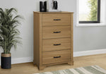 Commode haute Odile – Chêne moyen – ambiance