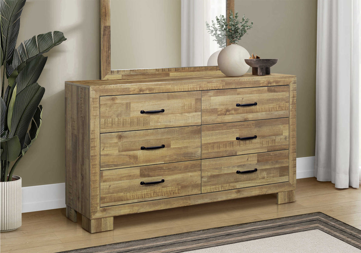 Commode double Clémence – Chêne moyen – ambiance